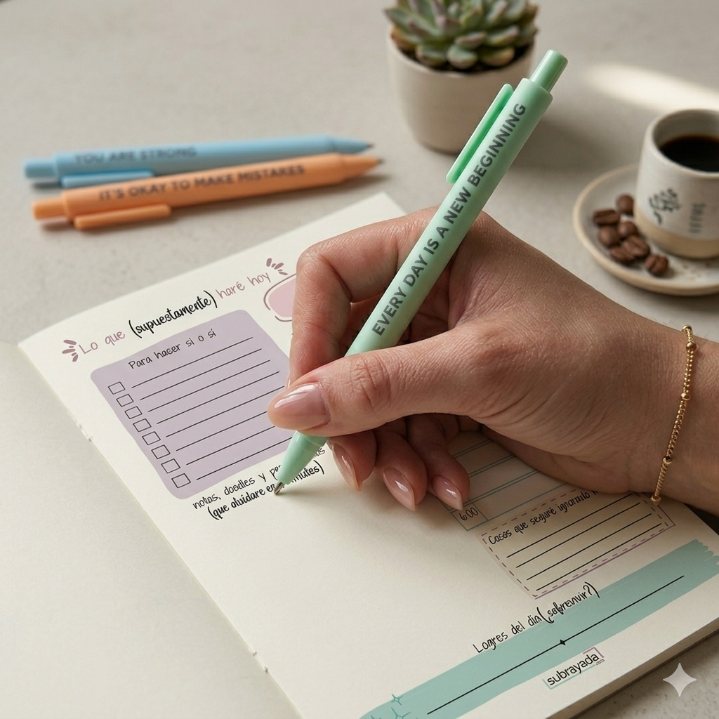 Set de 3 Bolígrafos - Error 404: miedo not found