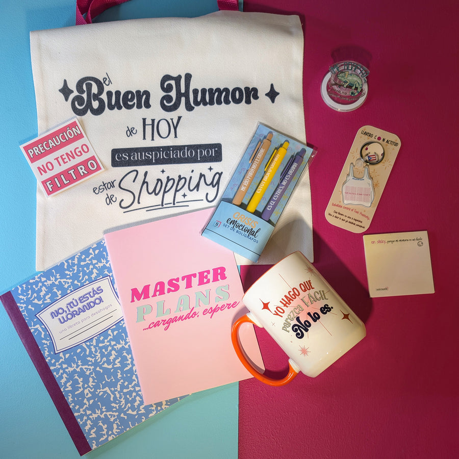 Tote Bag – El buen humor de hoy es auspiciado por estar de shopping