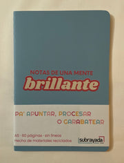 Libreta – Notas de una mente brillante