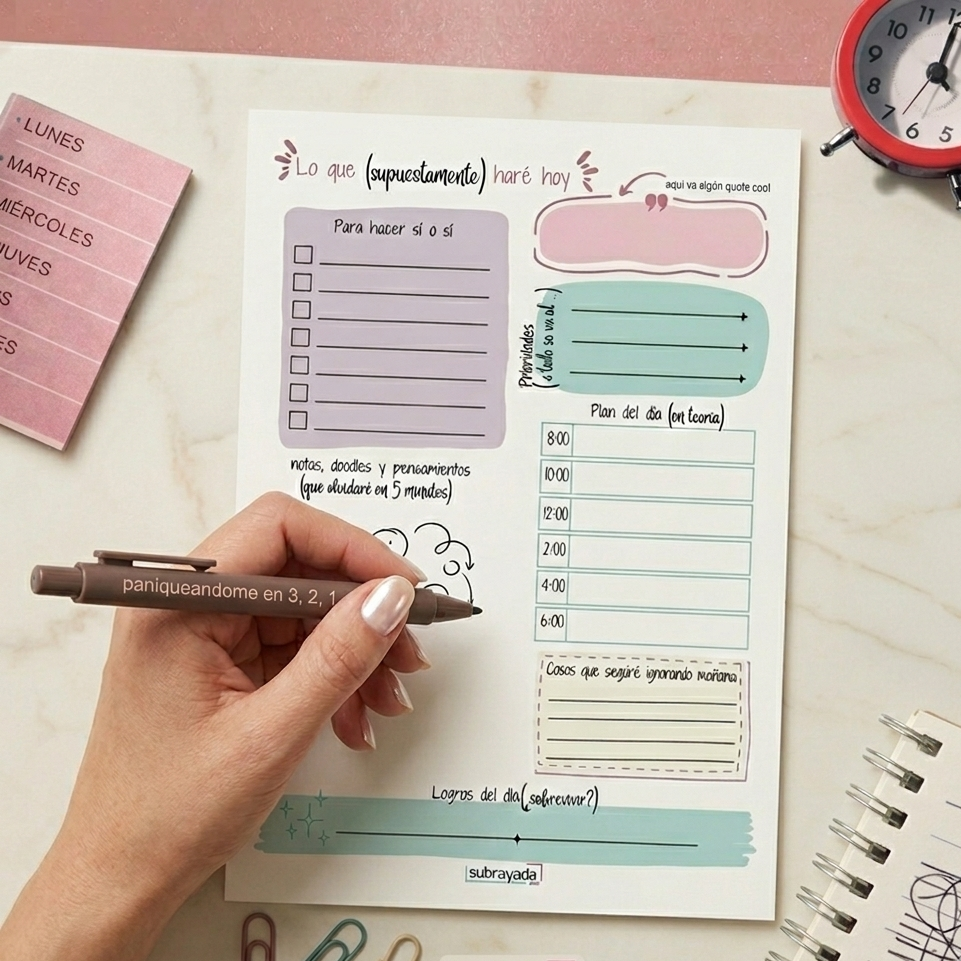 Notepad - Daily Planner | Pa' organizar tu día sin estrés