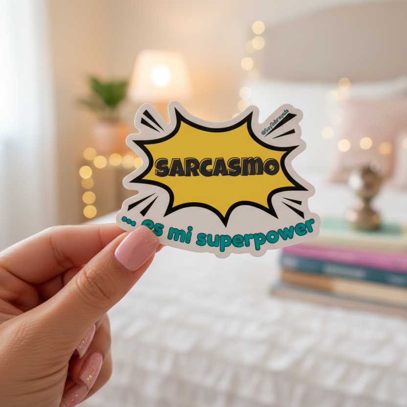 Sticker - Sarcasmo es mi superpower