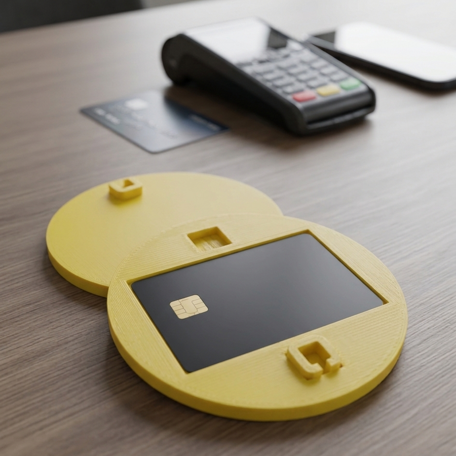Tap to Pay Coin – Moneda de Pago Contactless 3D Print