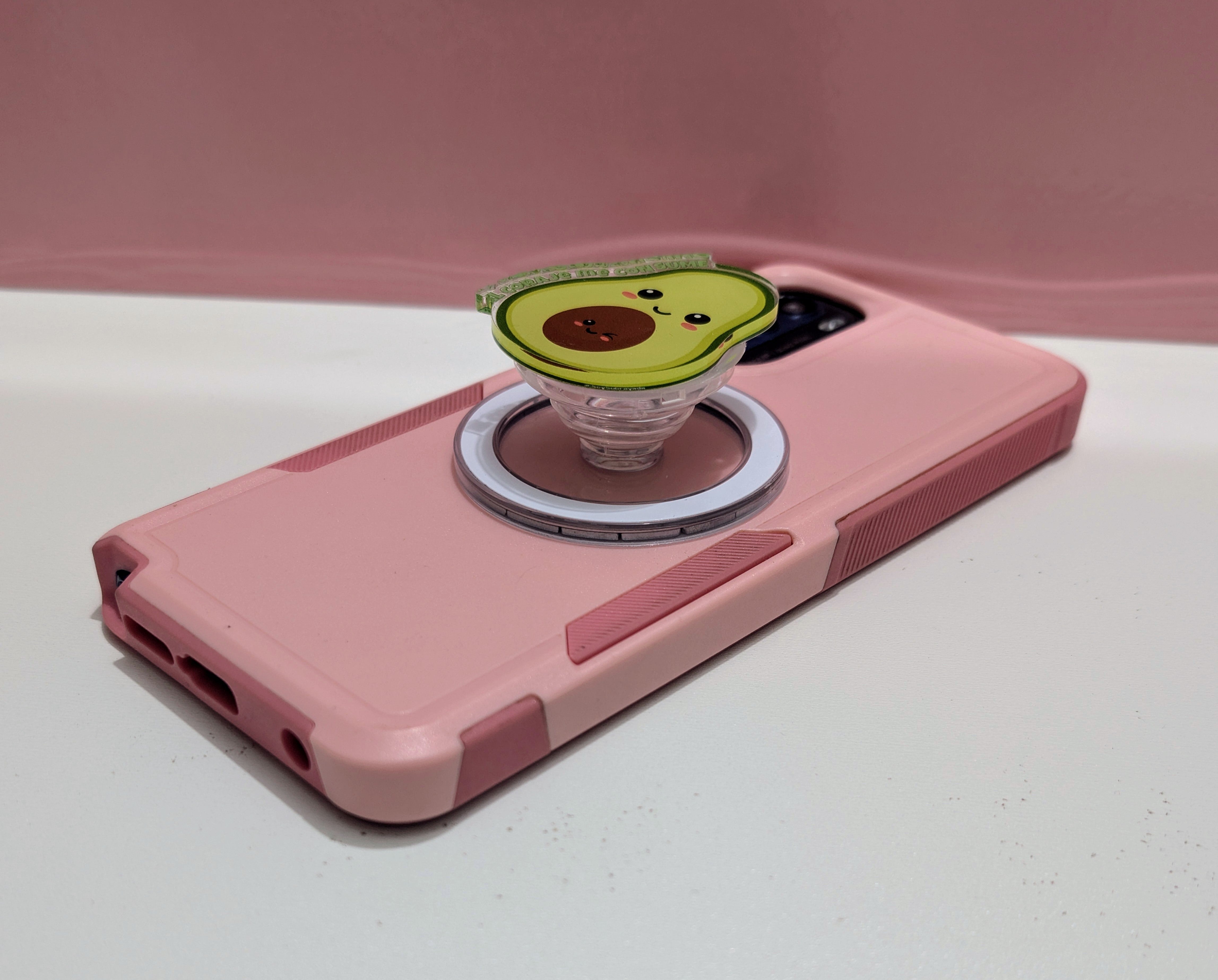 Grip magnético para celular – Aguacate “El coraje me consume”