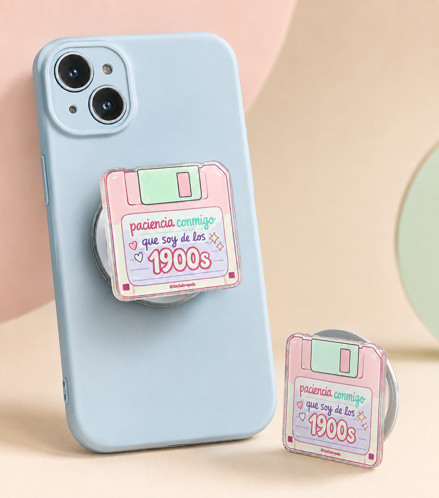 Grip magnético para celular – "Paciencia Conmigo que Soy de los 1900s"