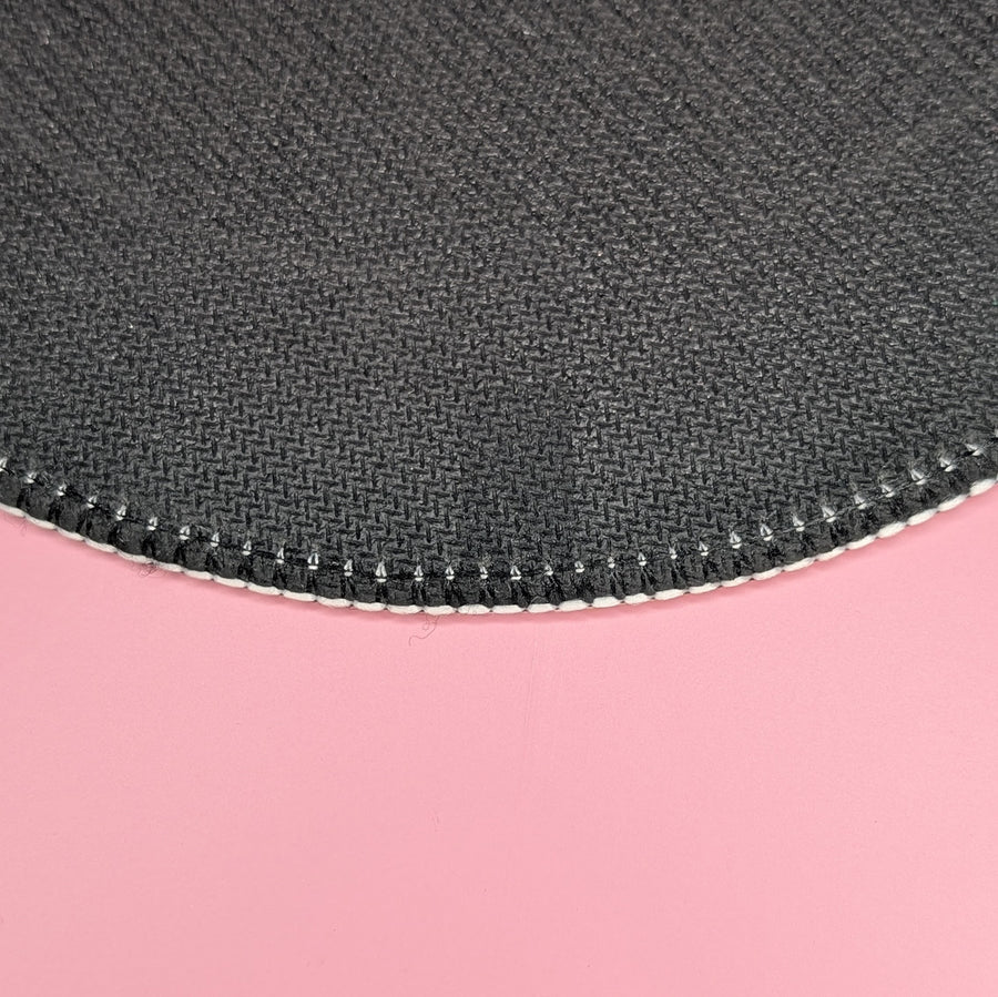 Mousepad – Hoy me levanté con ganas de no cooperar | Mousepad redondo con frase divertida