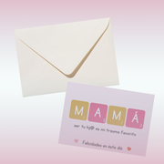Postal - MAMÁ: ser tu hij@ es mi trauma favorito
