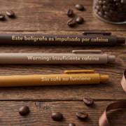 Set de 3 Bolígrafos - No me hablen antes del café