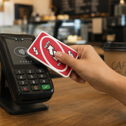Tap to Pay Card – "Karma Reverse" | NFC 3D Printed Business Card