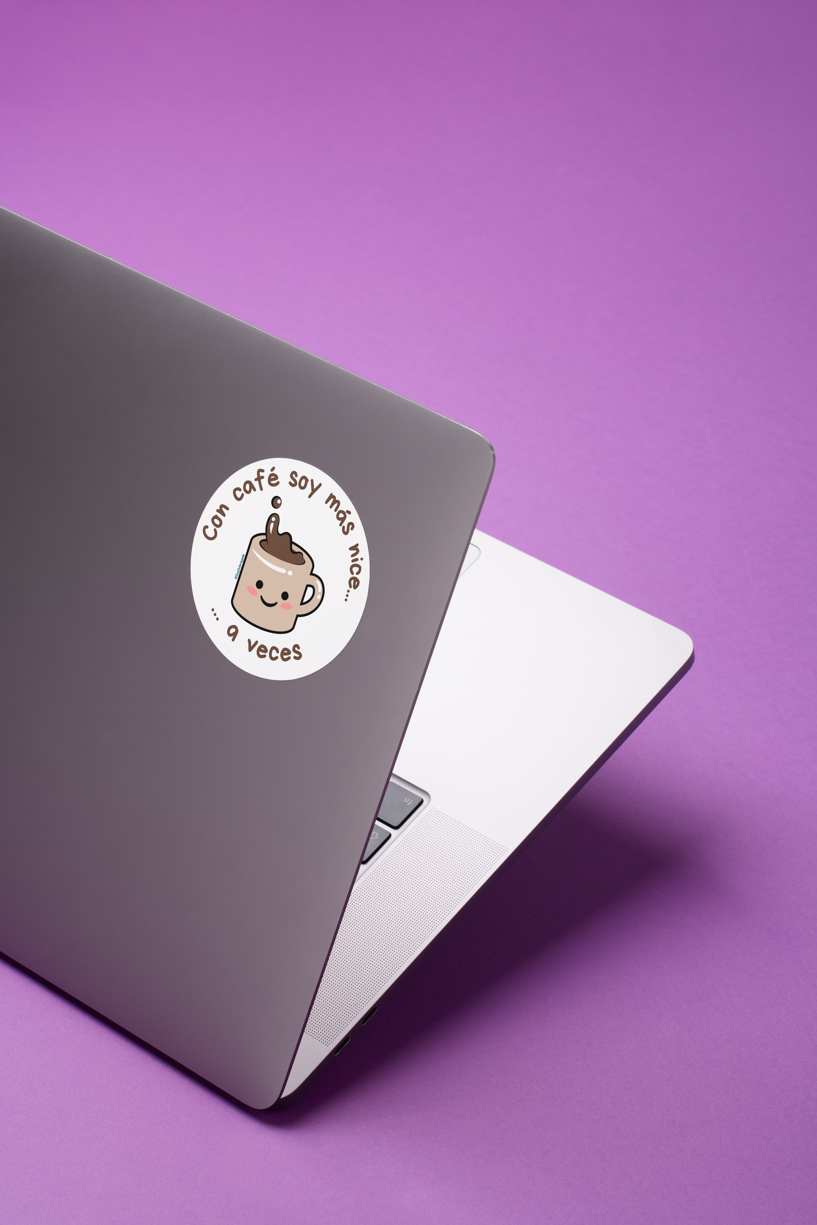 Sticker - Soy mas nice con cafe