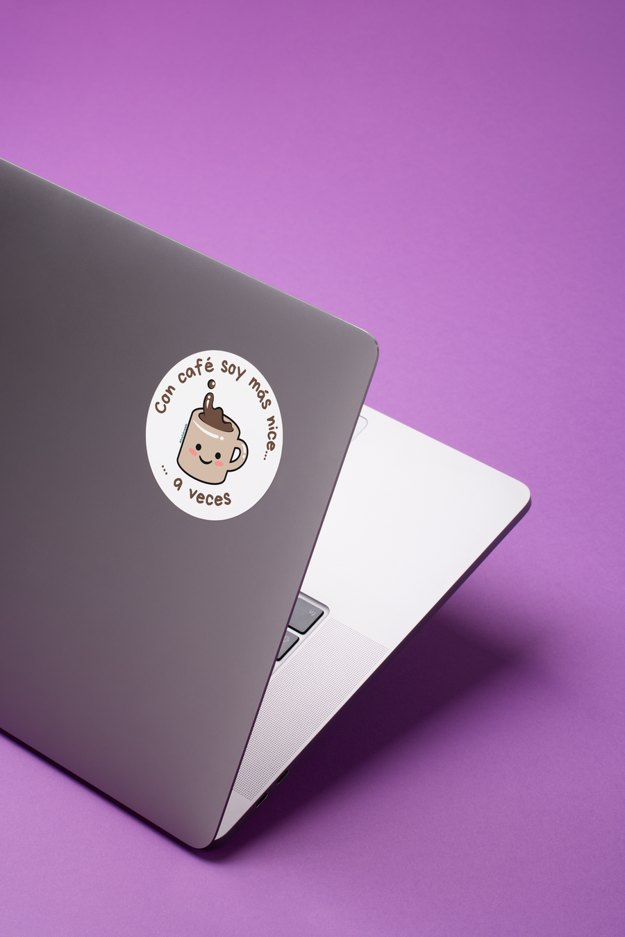 Sticker - Soy mas nice con cafe