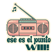 Sticker "ese es el punto WIII!" | Boricua Retro