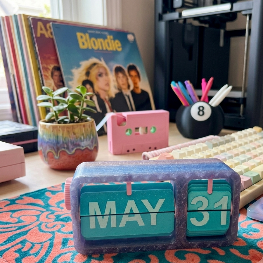 Calendario Flip | Retro Galaxy