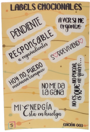 Sticker Sheet - Labels Emocionales - pa' Marcar tu Mood Real