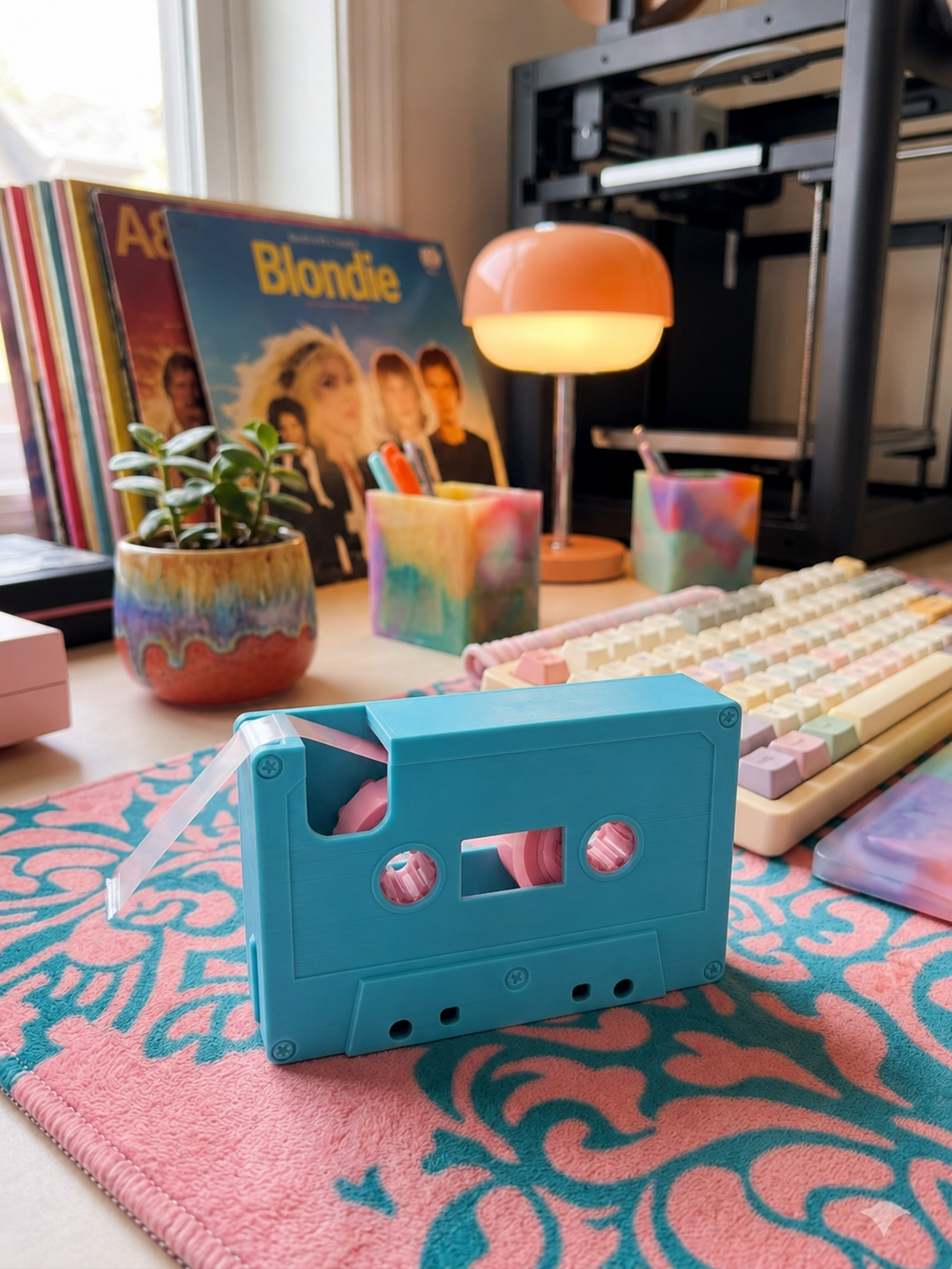 Retro Tape Dispenser – Cassette | El escritorio también merece tener era