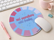 Mousepad – Mi Cerebro Está Loading... | Mousepad Redondo Con Frase Divertida