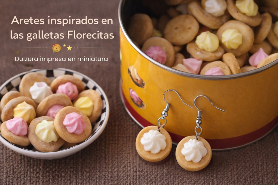 Aretes - Florecitas | Dulzura impresa en miniatura